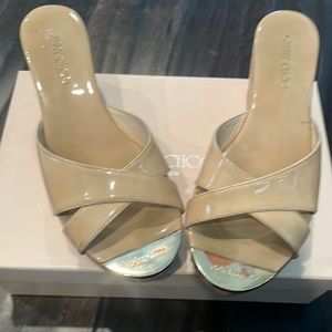 Jimmy choo Patent leather wedges size 38